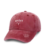 1 red Vintage Cap white aries #color_red