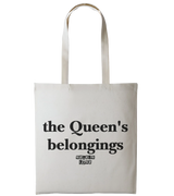 1 sand Tote Bag black the Queen's belongings #color_sand