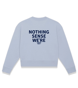 1 serene Cropped Sweatshirt navyblue NOTHING SENSE WE'RE #color_serene