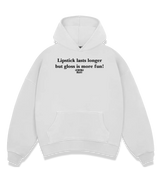 1 white Boxy Hoodie black Lipstick lasts longer but gloss is more fun #color_white