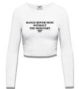1 white Cropped Longsleeve black RANGE ROVER MOM WITHOUT THE MOM PART #color_white