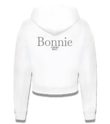 1 white Cropped Zip Hoodie grey bonnie #color_white
