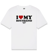 1 white T-Shirt black I LOVE MY BOYFRIEND #color_white