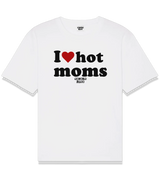1 white T-Shirt black I love hot moms #color_white