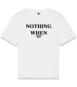 1 white T-Shirt black NOTHING WHEN #color_white