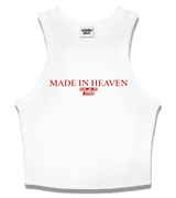 1 white Tank Crop Top red made in heaven #color_white
