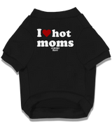 2 black Pet T-Shirt grey I love hot moms #color_black