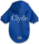 2 blue Pet Hoodie white clyde #color_blue