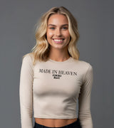 2 cream Cropped Longsleeve black made in heaven #color_cream