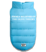 2 lightblue Pet Puffer Jacket white firmly believer of the olive theory #color_lightblue