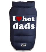 2 navy Pet Puffer Jacket grey I love hot dads #color_navy