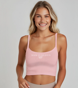 2 pink Cami Crop Top white made in heaven #color_pink