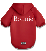 2 red Pet Hoodie white bonnie #color_red