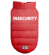 2 red Pet Puffer Jacket white INSECURITY #color_red