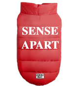 2 red Pet Puffer Jacket white SENSE APART #color_red