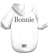 2 white Pet Hoodie black bonnie #color_white