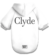 2 white Pet Hoodie black clyde #color_white