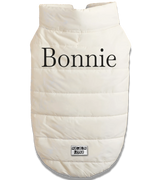 2 white Pet Puffer Jacket black bonnie #color_white