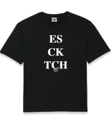 1 black T-Shirt white ES CK TCH #color_black