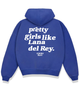 1 blue Boxy Hoodie white pretty girls like Lana del Rey #color_blue
