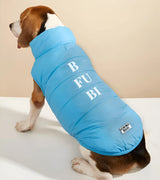 1 lightblue Pet Puffer Jacket white B FU BI #color_lightblue