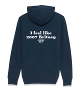 1 navy Zip Hoodie white I feel like 2007 Britney #color_navy