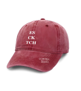 1 red Vintage Cap white ES CK TCH #color_red