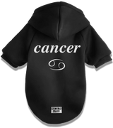 2 black Pet Hoodie white cancer #color_black