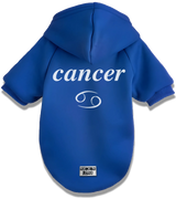 2 blue Pet Hoodie white cancer #color_blue