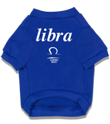 2 blue Pet T-Shirt white libra #color_blue