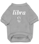 2 grey Pet T-Shirt white libra #color_grey