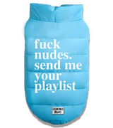 2 lightblue Pet Puffer Jacket white fuck nudes. send me your playlist #color_lightblue