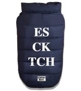 2 navy Pet Puffer Jacket white ES CK TCH #color_navy