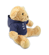 2 navy Teddy Hoodie white B FU BI #color_navy