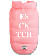 2 pink Pet Puffer Jacket white ES CK TCH #color_pink