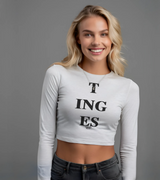 2 white Cropped Longsleeve black T ING ES #color_white