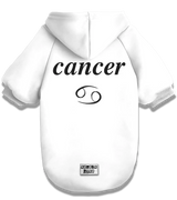 2 white Pet Hoodie black cancer #color_white