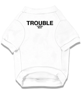 2 white Pet T-Shirt black TROUBLE #color_white