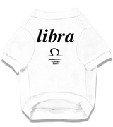 2 white Pet T-Shirt black libra #color_white