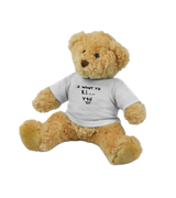 2 white Teddy T-Shirt black I WANT TO KI?? YOU #color_white